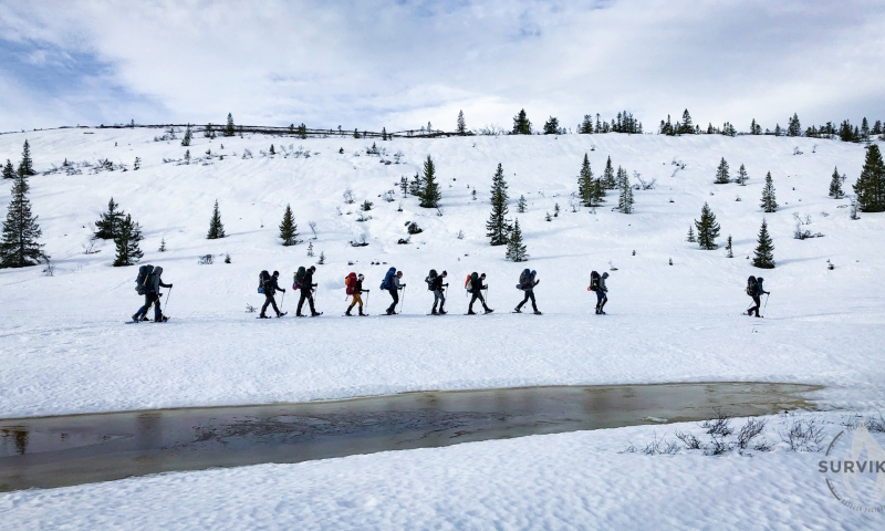 Winter Survival Trektocht Noorwegen (Blefjell)